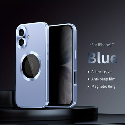 Two-Piece Privacy-Panel Magnetic iPhone Case with Camera Protection in 24 Model and Color Options