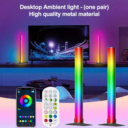 RGBIC Atmosphere Light with Music Sync - Desktop Ambient Light, App & Remote Control, Alloy Body