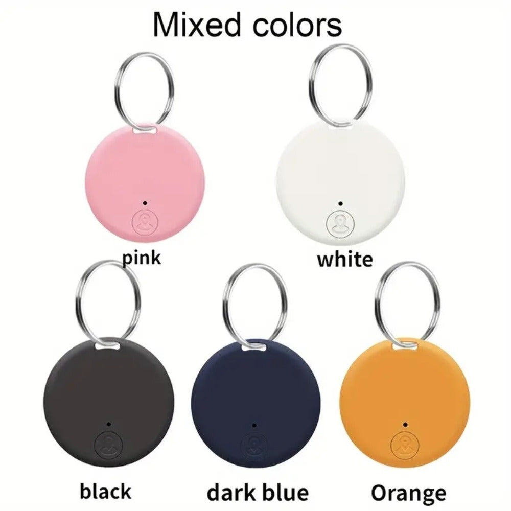 Solar Mini Key Finder Smart Tracker Anti-Lost Alarm Device – Portable Location Tracker for Keys Phone Wallet Luggage Pets – 3-Pack / 5-Pack / 10-Pack