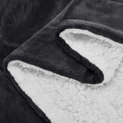 480GSM Sherpa Fleece Blanket – Double-Sided Heavy Warm Throw for Couch, Bed & Travel, Reversible All Season, 13 Colors, 3 Sizes