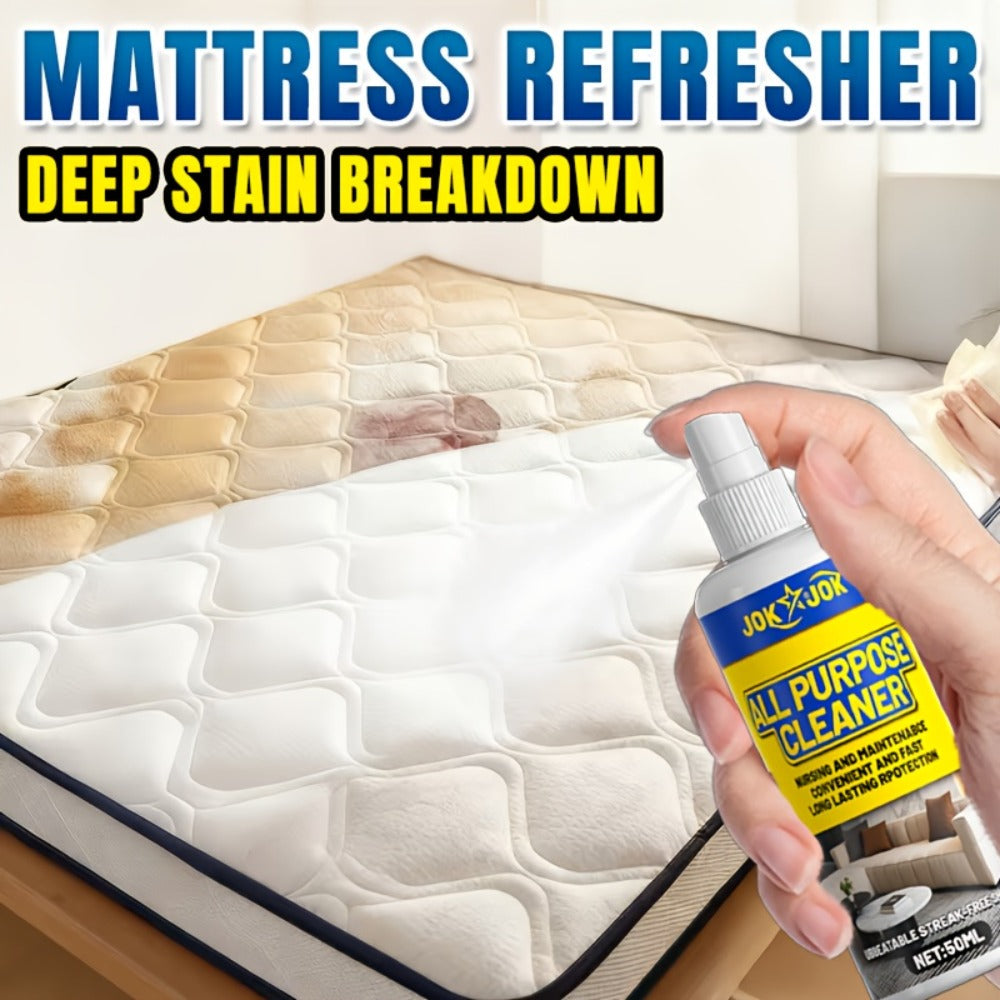 Dry Cleaning Spray for Sofa, Carpet & Leather – Waterless Fabric Stain Remover Spray with Glycerin, Quick Upholstery Cleaner Safe for Indoor Furniture, Bedroom & Living Room Use