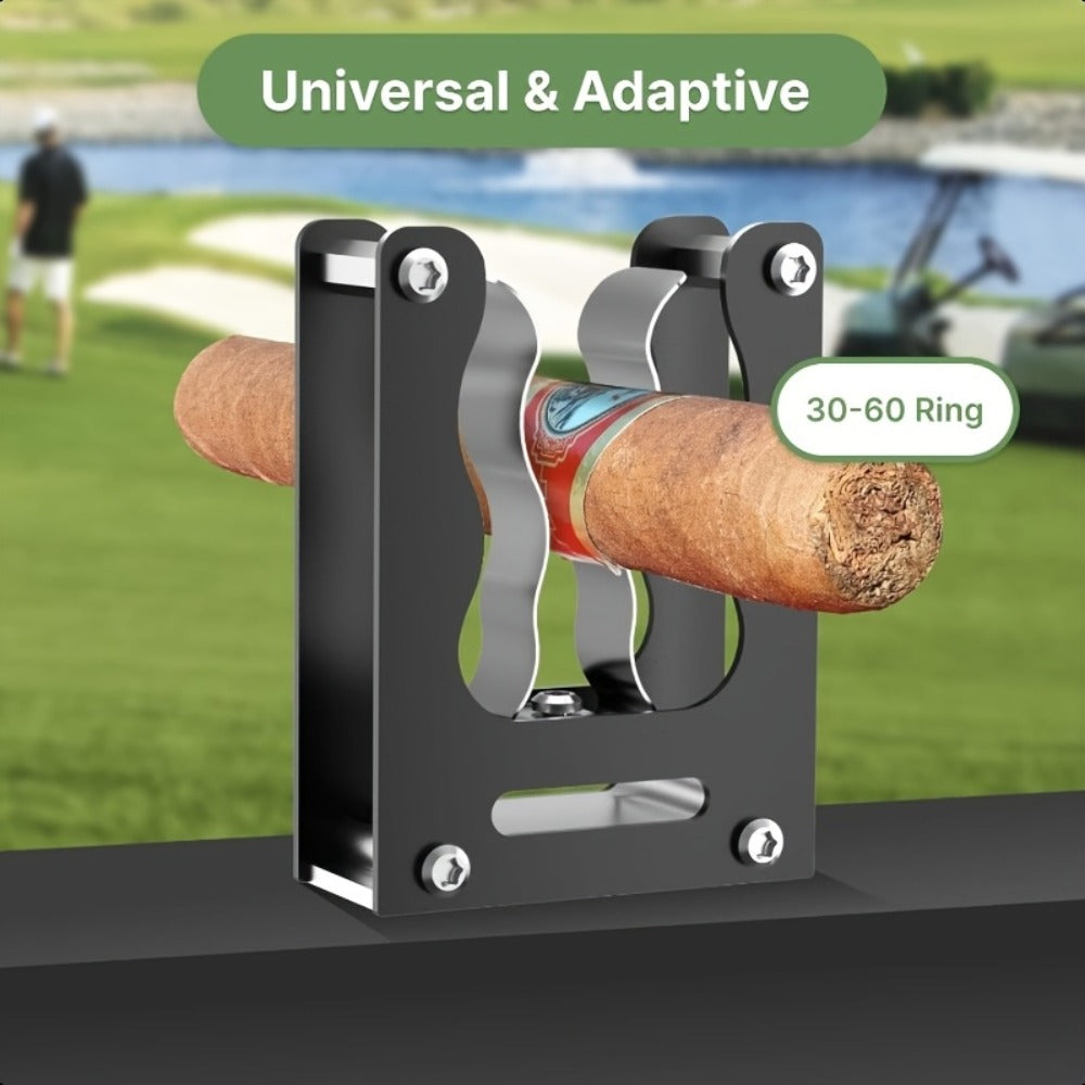 Magnetic Cigar Holder with Folding Frame in Seven Exact Black, Silver, Red and Gray Checkout Options