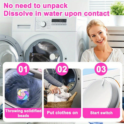 Laundry Detergent Pods, 50-Count Pack in a Clear Handled Storage Tub with Multicolor Pod Design
