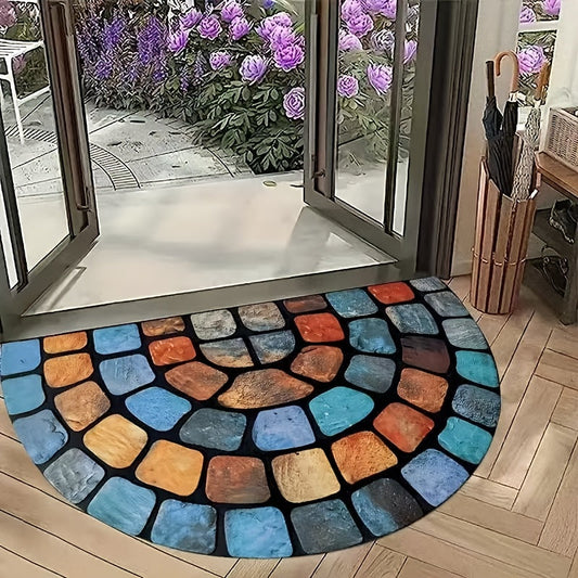 Non-Slip Absorbent Bath Mat Soft Microfiber Bathroom Rug for Shower Toilet Entrance Thickened 800GSM Water Absorption Quick Dry