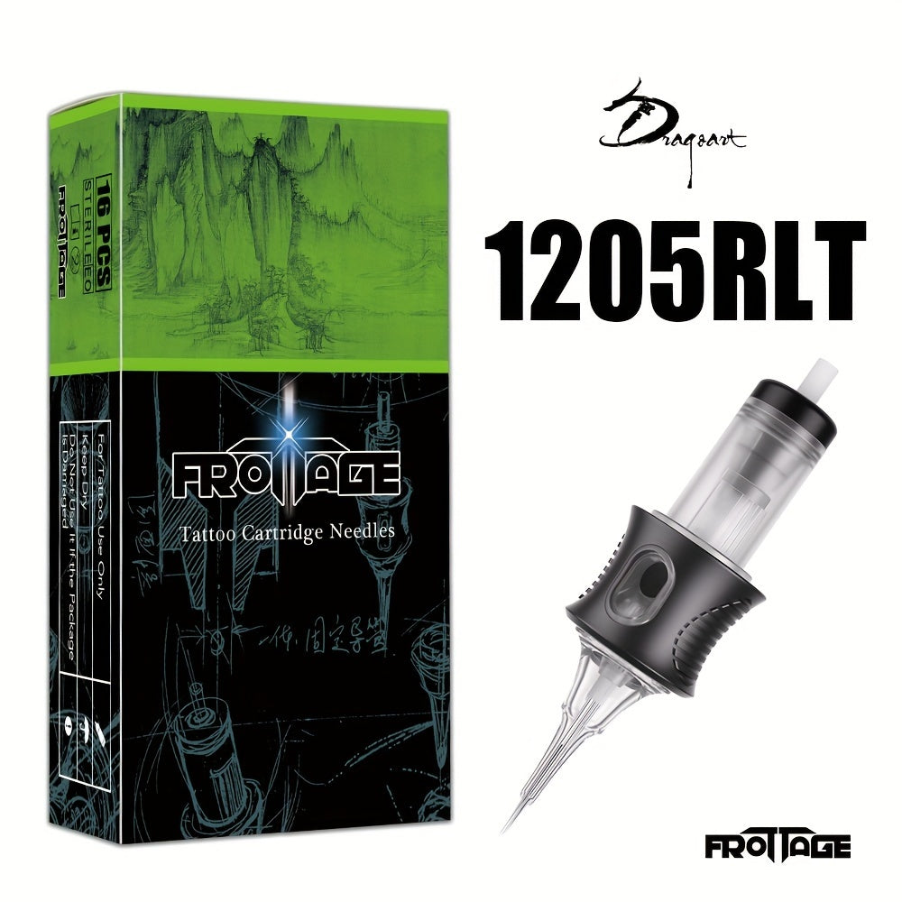 Tattoo Needle Cartridge Set 26 Sizes Integrated High Transparency Tips Round Liner Shader Curved Magnum M1 RL RS CM Disposable for Professional Artists & Beginners