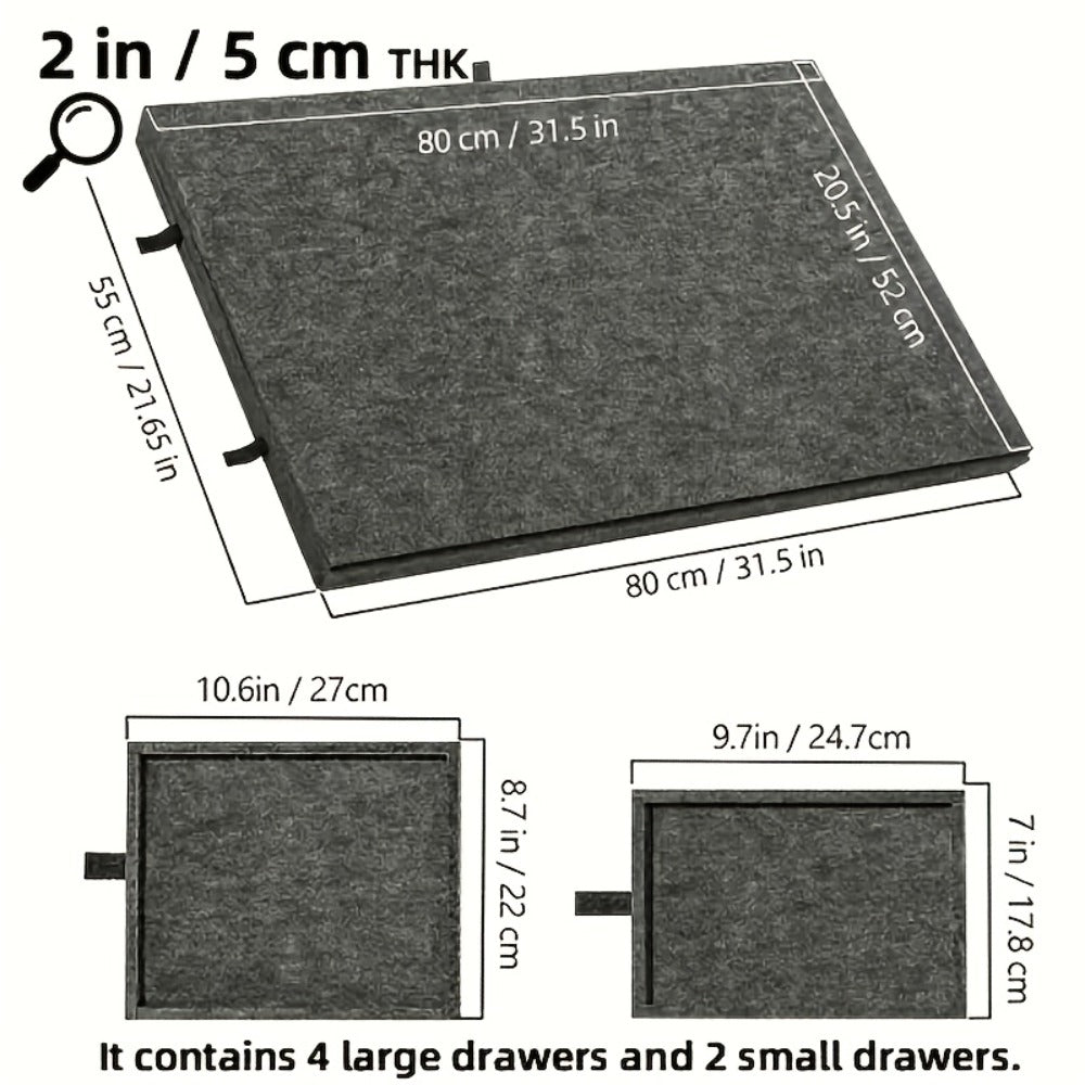 Jigsaw Puzzle Board for Adults 1000 Pieces – 2-in-1 Tilting Stand & Protective Lid, 6 Sorting Drawers, Ultralight Portable Puzzle Table, Ergonomic Gift for Puzzle Lovers