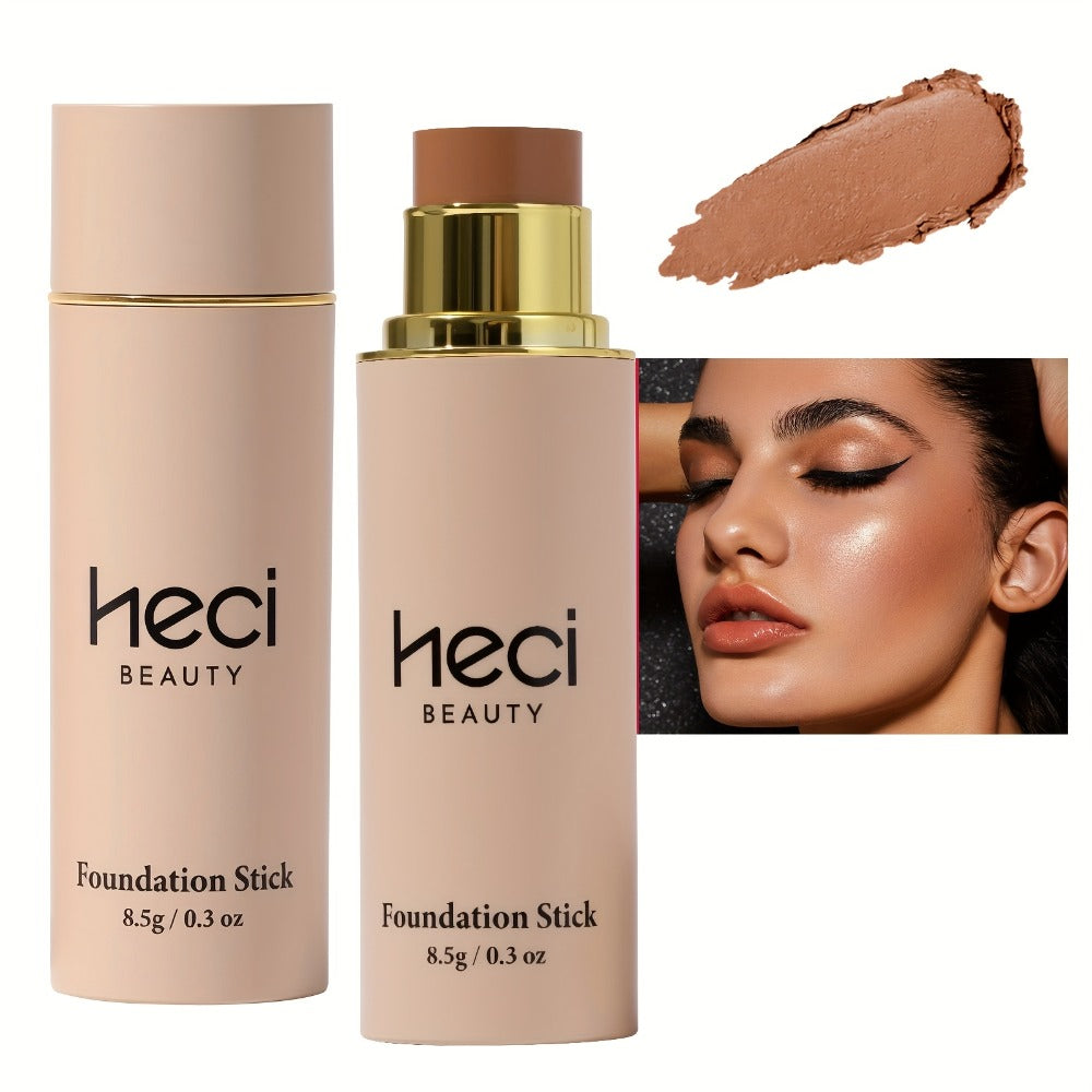 CC Cream Foundation Stick 2-Pack — Full Coverage Concealer, water-resistant extended-wear Natural Matte Finish, Lightweight Moisturizing
