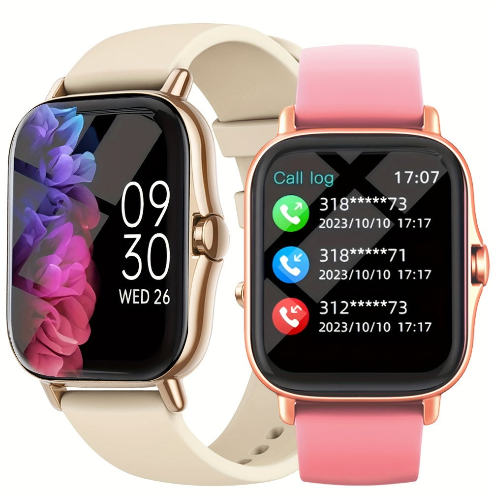 Smartwatch – Large Screen with HD Voice Calling, Unisex Bluetooth , Message Reminder, Multiple Sport Modes, Heart Rate Sleep Tracker…