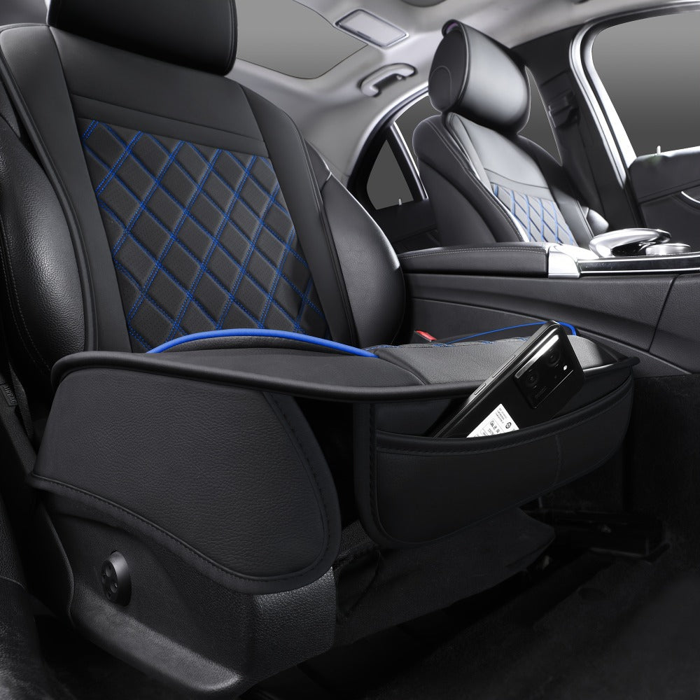 Car Seat Covers Front Pair with Full-Surround High-Back Design and Fifteen Color or Pattern Options