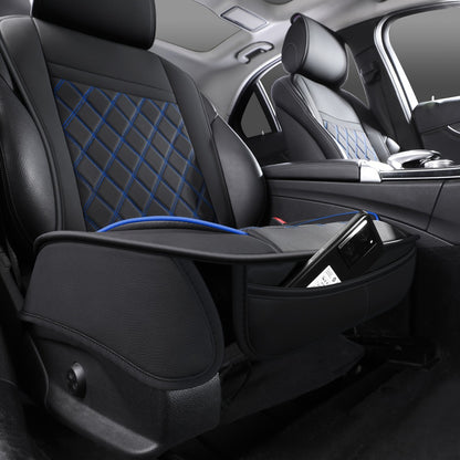 Car Seat Covers Front Pair with Full-Surround High-Back Design and Fifteen Color or Pattern Options