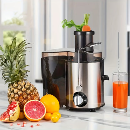 500W Centrifugal Juicer Machine with 3-Inch Feed Chute, Two Speeds and Upgrade or Juicer Configurations