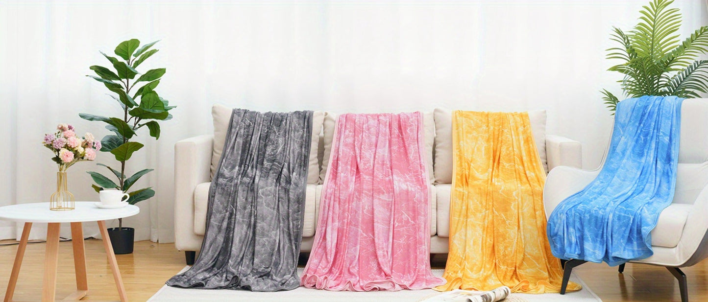 Tie-Dye, Star, Snowflake and Pale-Color Summer Blanket with 51 Throw-to-King Size Options Pictured