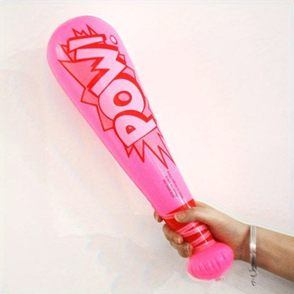 Inflatable Cheering Bat Party Supplies Set with 16 Cartoon-Print Props in Mixed Colors for Events