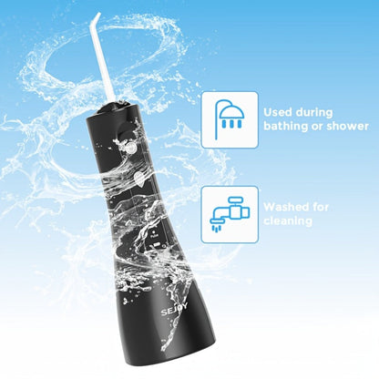 Portable Water Flosser Oral Irrigator – USB Rechargeable Cordless Dental Tooth Cleaner with 10.14oz Reservoir for Deep Clean, Braces, Implants, Home & Travel