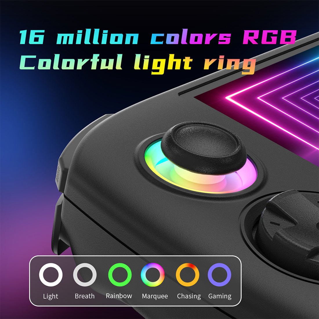 Anbernic RG Cube Retro Handheld Game Console Android 13 Square 3.95" IPS 720×720 Hall Effect Joysticks RGB DP Output 8GB RAM 128GB 5200mAh Battery Drift-Free Portable Emulator for Kids Teens Adults