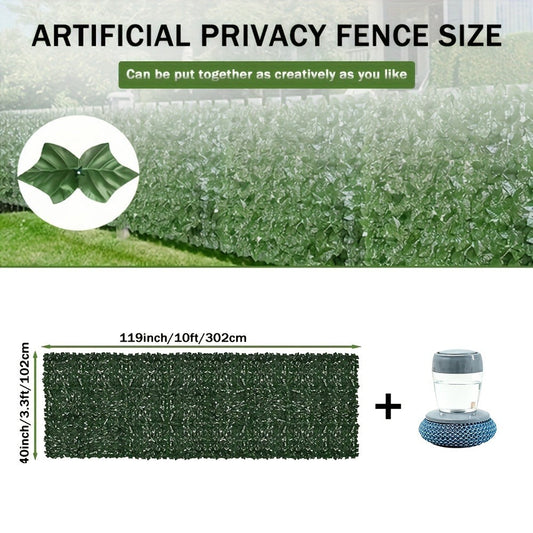 Artificial Greenery with Added Privacy and Weather-Resistant Finish for Patio detail image