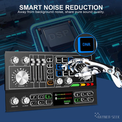 Audio Mixer, Podcast, Recording, Equipment for Live Sound for Home Practice, Rehearsal detail image