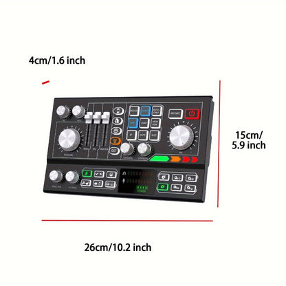 Audio Mixer, Podcast, Recording, Equipment for Live Sound for Home Practice, Rehearsal detail image - detail view 9