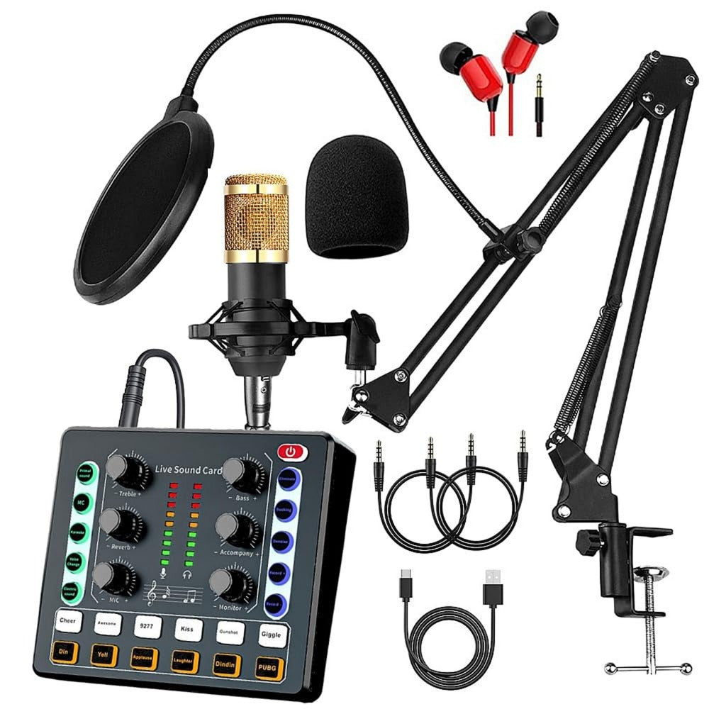 Audio Mixer, Portable, Condenser, Recording, Kit for Live Sound detail image - detail view 14