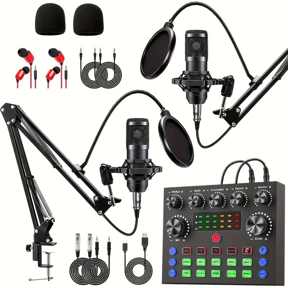 Audio Mixer, Portable, Condenser, Recording, Kit for Live Sound detail image - detail view 16