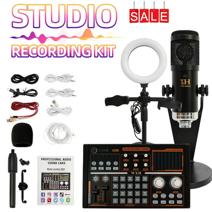 Audio Mixer, Portable, Condenser, Recording, Kit for Live Sound detail image - detail view 8