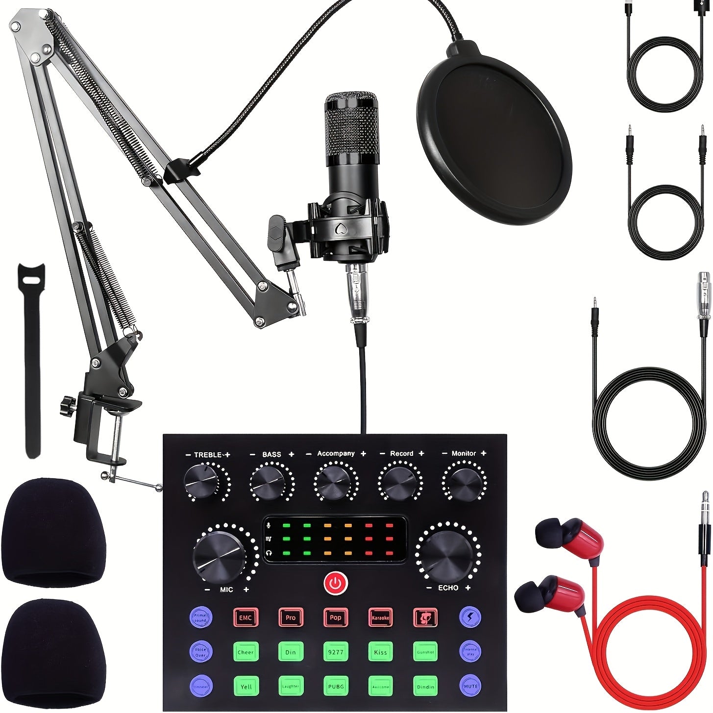 Audio Mixer shown in the V8S+BM800 Black option