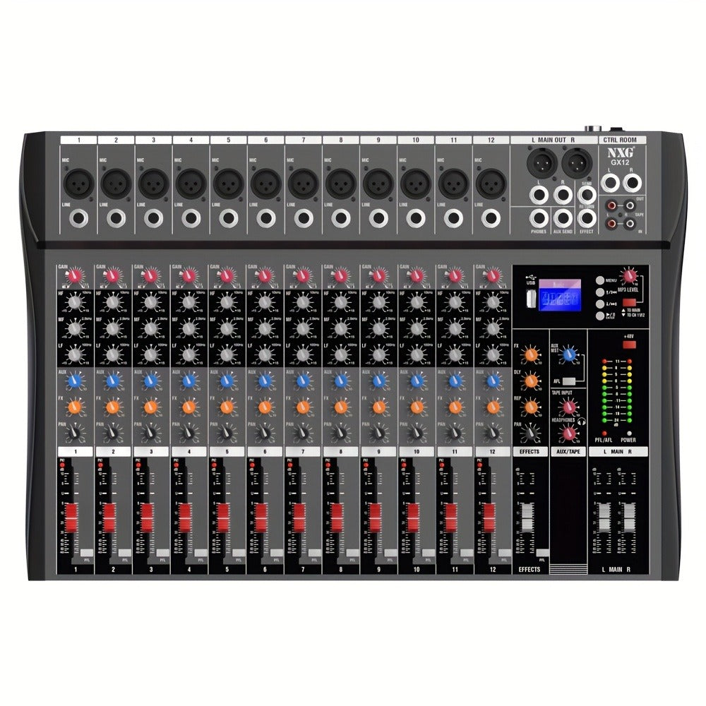 Audio Mixer, USB, Professional, 12-Channel, Controller for Live Sound detail image - detail view 13