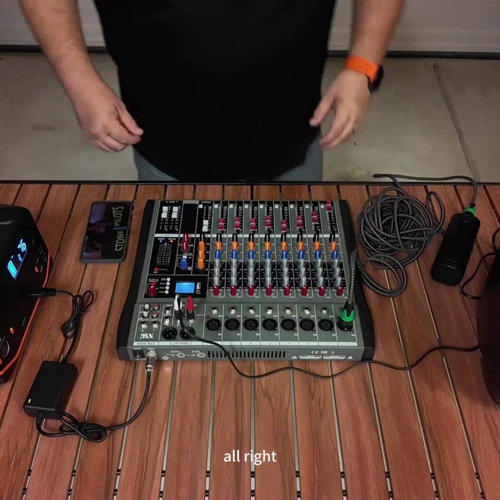 Audio Mixer, USB, Professional, 12-Channel, Controller for Live Sound detail image - detail view 14