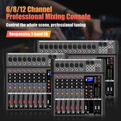 Audio Mixer, USB, Professional, 12-Channel, Controller for Live Sound detail image - detail view 17