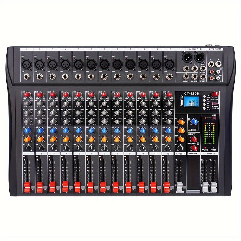 Audio Mixer shown in the GX12 channel mixer option