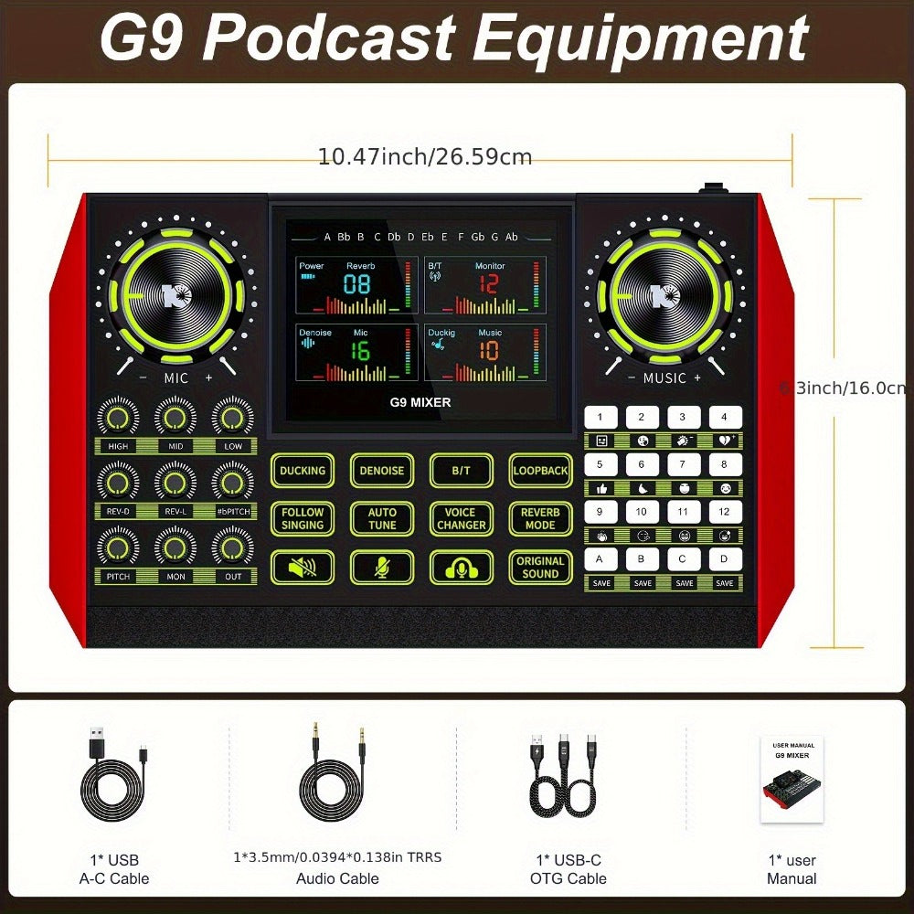 Audio Mixer, USB, Stereo, Sound, Board, Console for Live Sound detail image - detail view 4