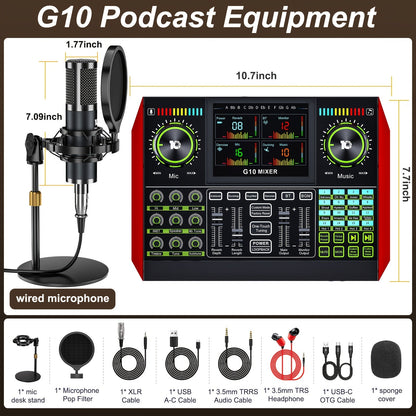 Audio Mixer shown in the G10-p15(Disc bracket set) option