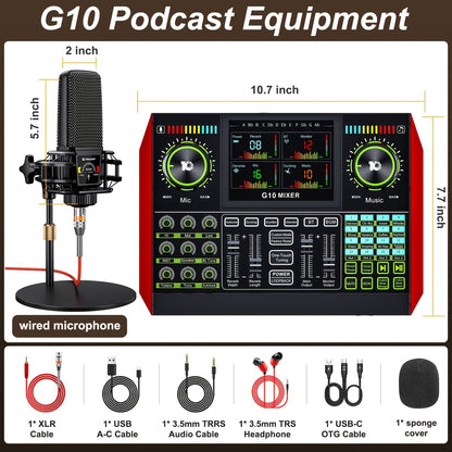 Audio Mixer shown in the G10-pk(Disc bracket set) option