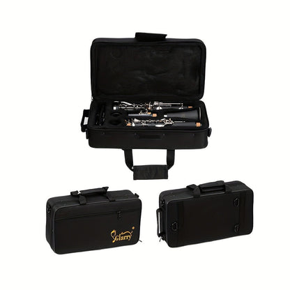B-Flat Clarinet, 17 Keys, 10pcs, Glarry, Keys, Set for Lessons and Practice detail image - detail view 5