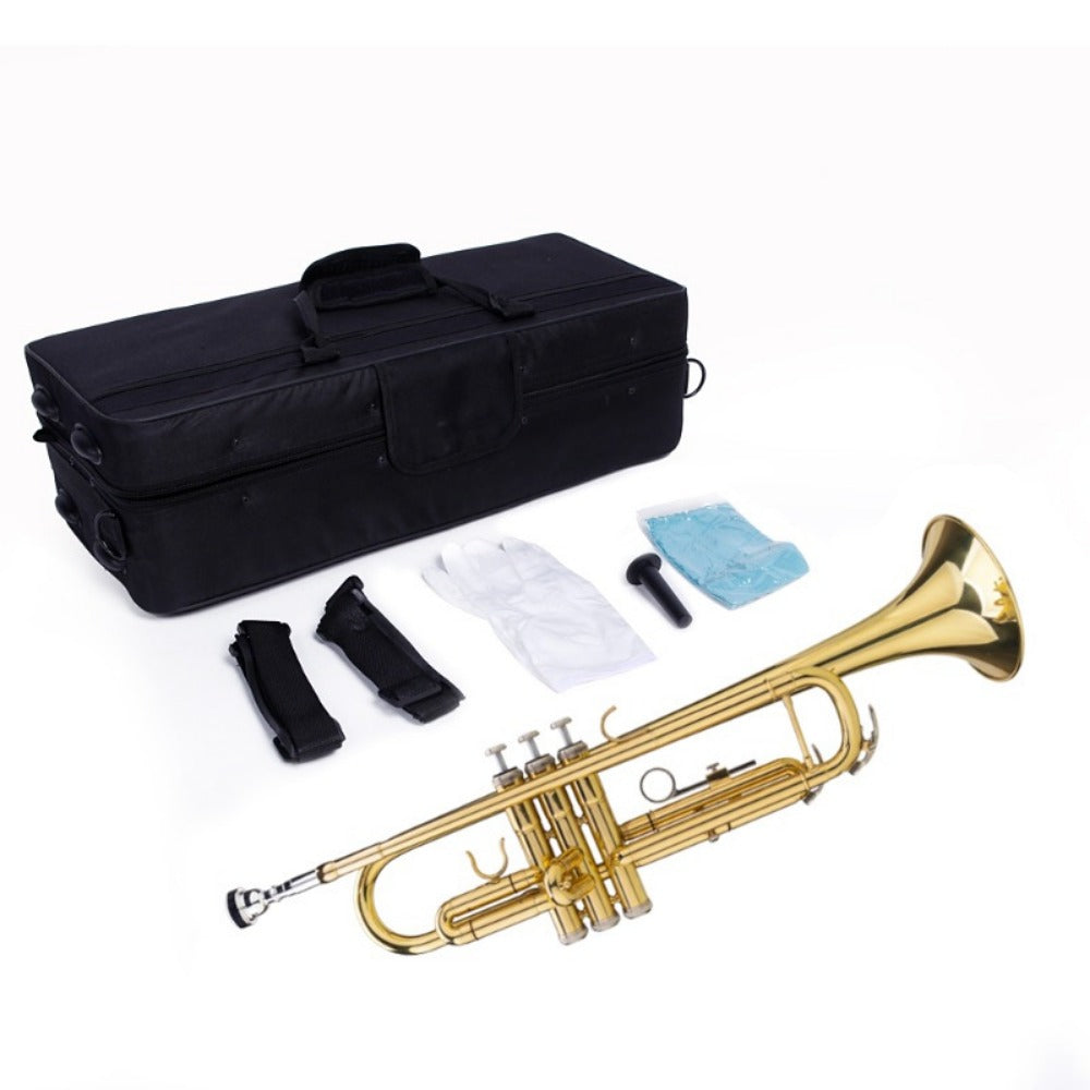 B-Flat Trumpet, 0.08mm, 8.7 cm, Ideal, Beginner, Musicians for School Band detail image