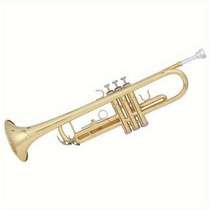 B-Flat Trumpet, 0.08mm, 8.7 cm, Ideal, Beginner, Musicians for School Band detail image - detail view 3