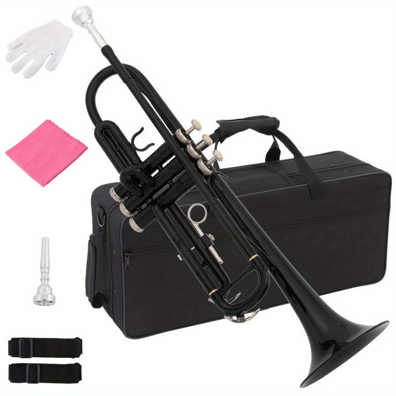 B-Flat Trumpet shown in the Black option