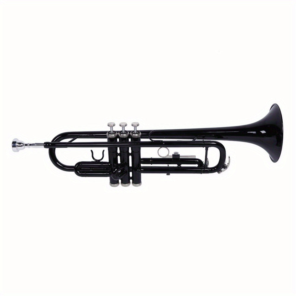 B-Flat Trumpet, 8.7 Cm, 50 Cm, Black, Nickel, Plating for School Band detail image - detail view 11