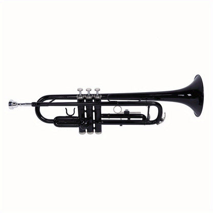 B-Flat Trumpet, 8.7 Cm, 50 Cm, Black, Nickel, Plating for School Band detail image - detail view 11