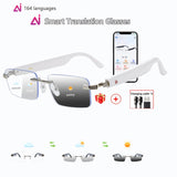UF05 silver translation glasses + self-tinting lenses
