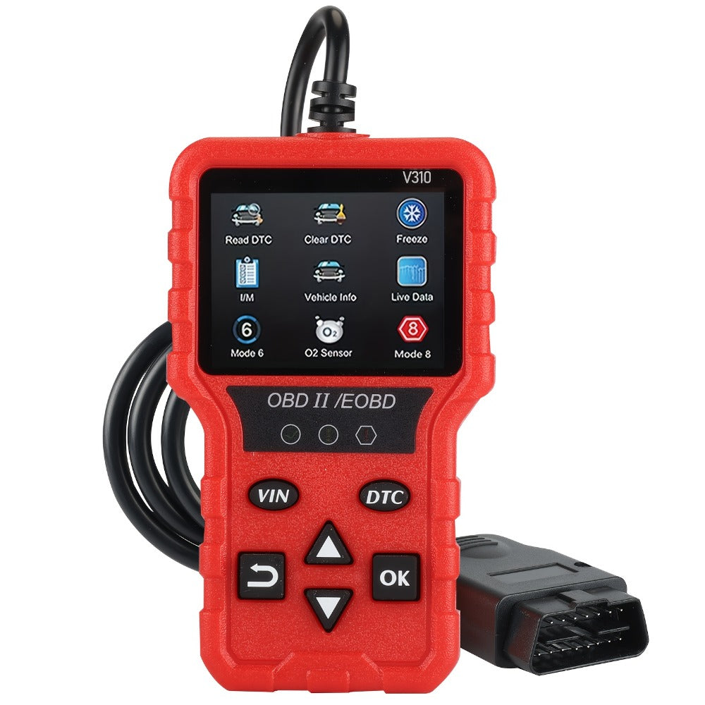 OBD2 Scanner Diagnostic Tool - Full OBD2 Engine Code Reader with Modes 6 & 8, USB Powered for All OBDII/EOBD Vehicles 1996+