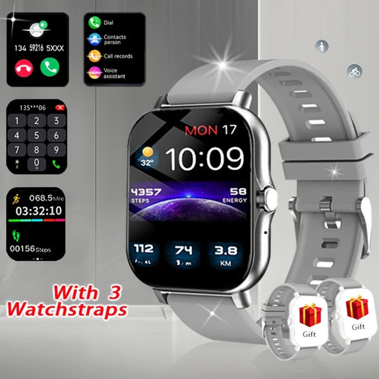 Smartwatch 1.83 Inch with GPS Navigation, Calling, Multi-Sport Modes and Dual TPU Straps for Outdoors