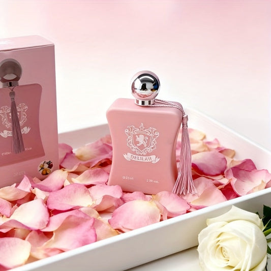 Women's Perfume Niche Eau de Parfum with Gentle Cool Sweet Profile in a Minimal Pink Bottle