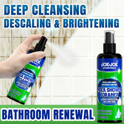 Bathroom Cleaner with Sponge 3.38oz - Deep Cleaning Stain Removal Scrub for Tiles Tub for Bath Time, Home Spa and Personal Care