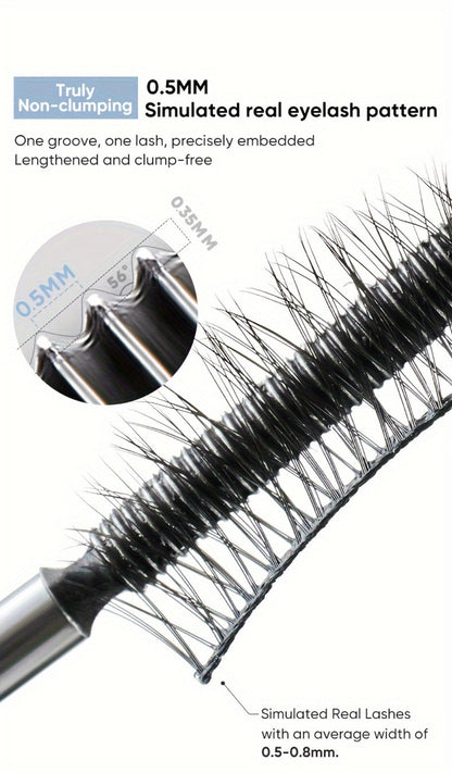 JUDYDOLL Mascara in Black or Brown with Curling or Precision Metal Applicator Designs and Slim Gray Tubes