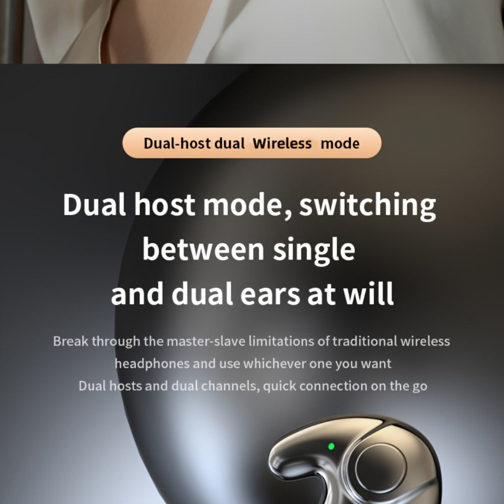 Invisible Sleep Earbuds TWS Hi-Fi Stereo Wireless Bluetooth Digital Screen Ultra-Long Battery 3 Colors for Android Apple Samsung All Smartphones Cycling Running Sports