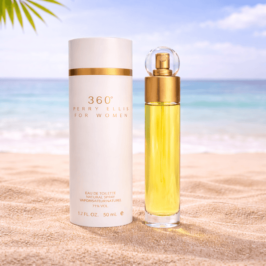 Eau de Toilette for Women Perry Ellis 360 Fresh Floral Fruity Perfume 1.7 Oz Long Lasting Feminine Fragrance Everyday Spray Gift for Her