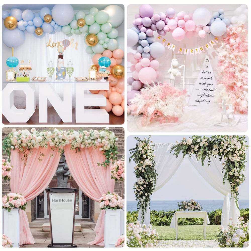 Backdrop Stand Gold Square Frame with 6.5, 6.6 and 8-Foot Selections, Adjustable Crossbar and Flat Feet