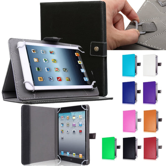 Tablet Sleeve Case 7 8 Inch Universal with Magnetic Closure, Soft Microfiber Interior Anti-Shock Stand Support, Protective Cover Compatible with Most Android Tablets & iPad Mini 7/6/5 – Multiple Colors Dark Blue Black Rose Red Green