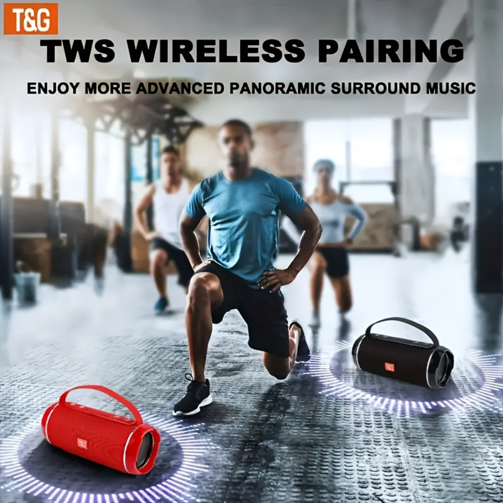 Bluetooth Speaker T&G TG116C 10W Model with Bluetooth 5.0, IPX4 Rating, TWS, USB, TF, FM and Type-C